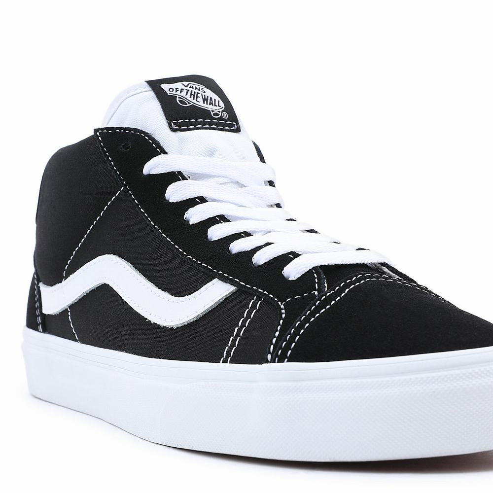 Tenis Botas Vans Mid Skool 37 Hombre Negras | HPA053912