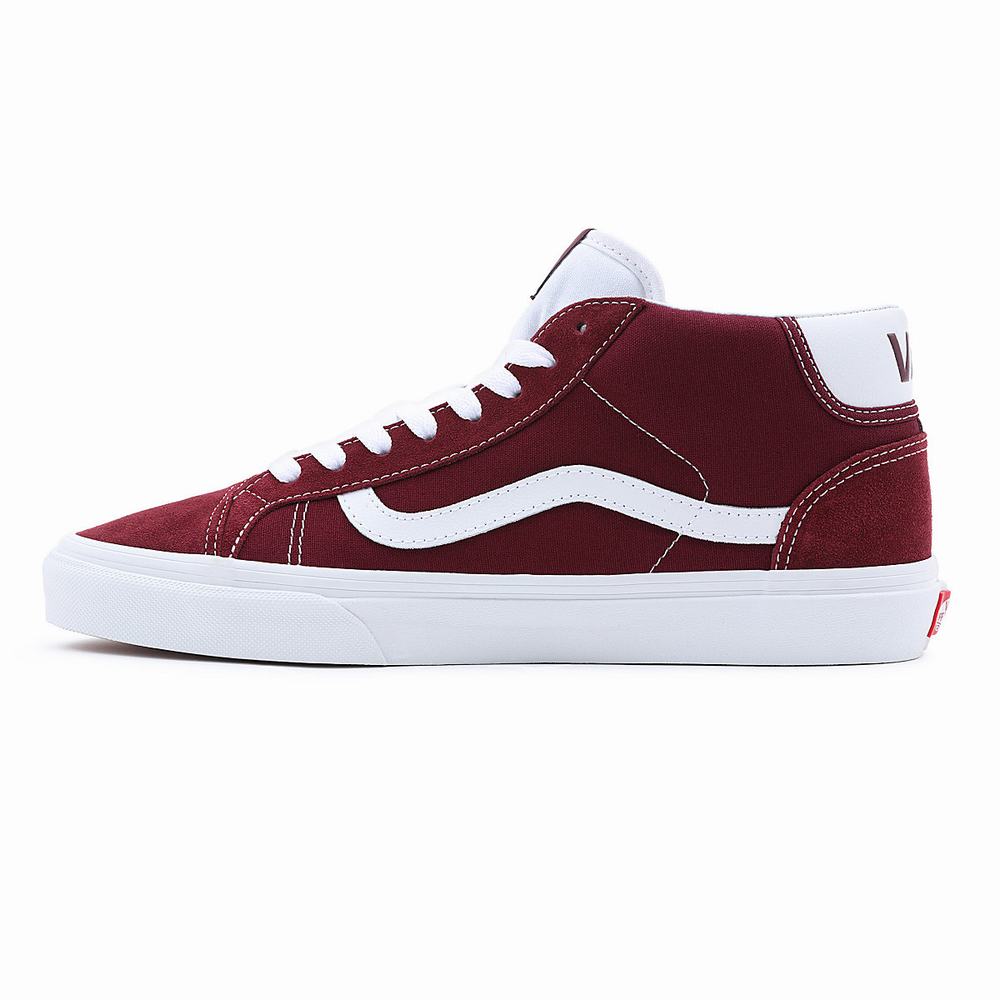 Tenis Botas Vans Mid Skool 37 Hombre Rojas | AWF526390