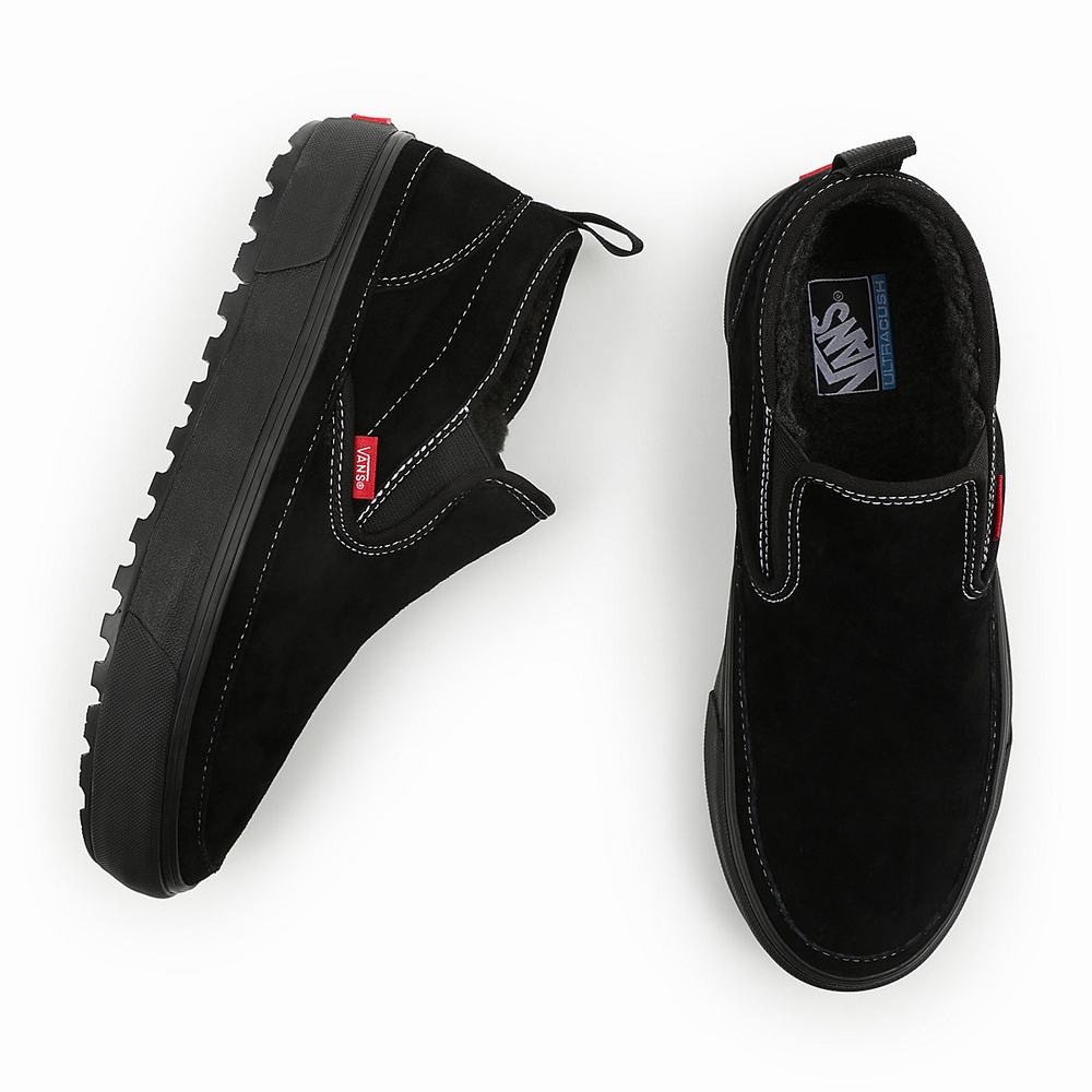 Tenis Botas Vans Mid Slip MTE-1 Hombre Negras | EZO913526