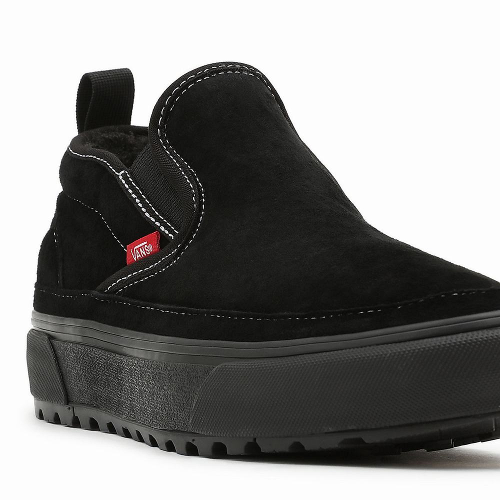 Tenis Botas Vans Mid Slip MTE-1 Hombre Negras | EZO913526