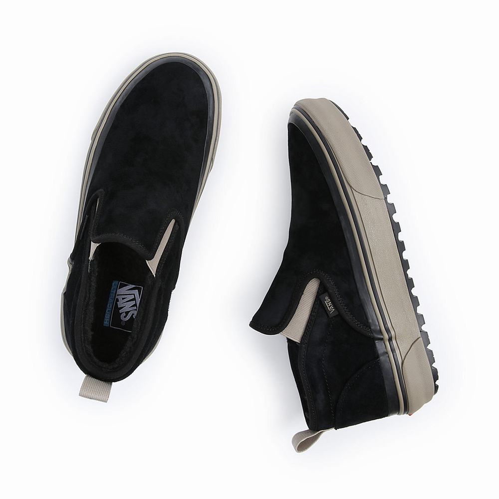 Tenis Botas Vans Mid Slip MTE-1 Hombre Negras | OUX385027