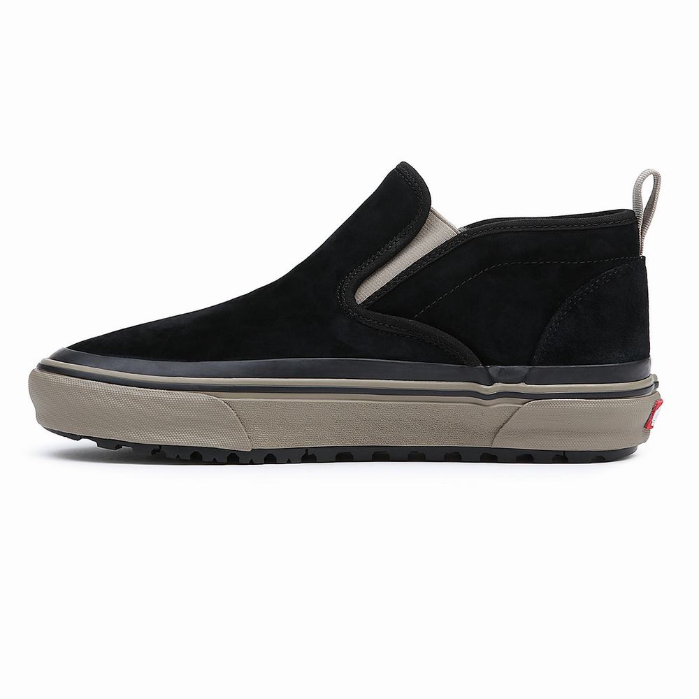 Tenis Botas Vans Mid Slip MTE-1 Hombre Negras | OUX385027