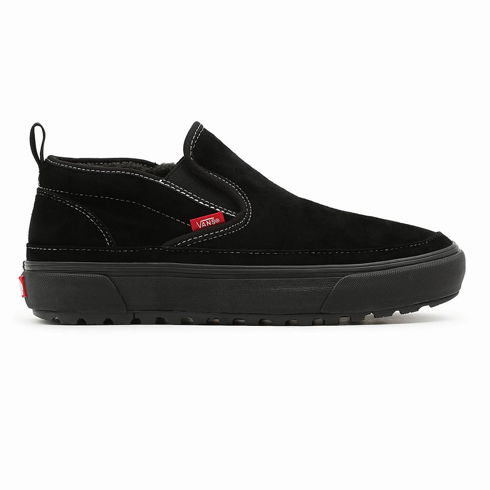 Tenis Botas Vans Mid Slip MTE-1 Mujer Negras | DGL703682