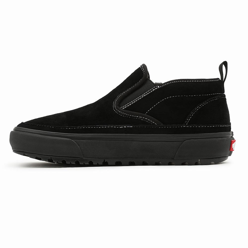 Tenis Botas Vans Mid Slip MTE-1 Mujer Negras | DGL703682