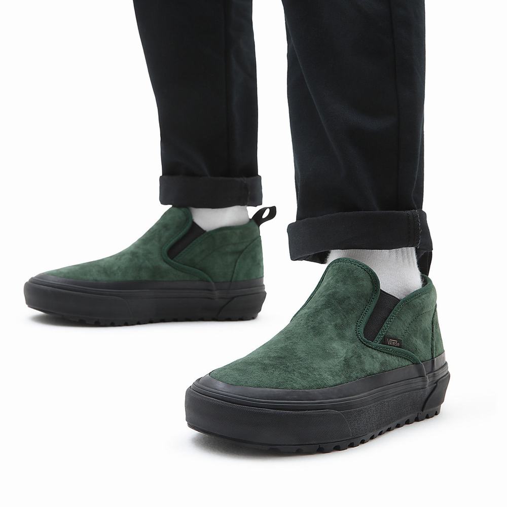 Tenis Botas Vans Mid Slip MTE-1 Mujer Verde | AIW081536