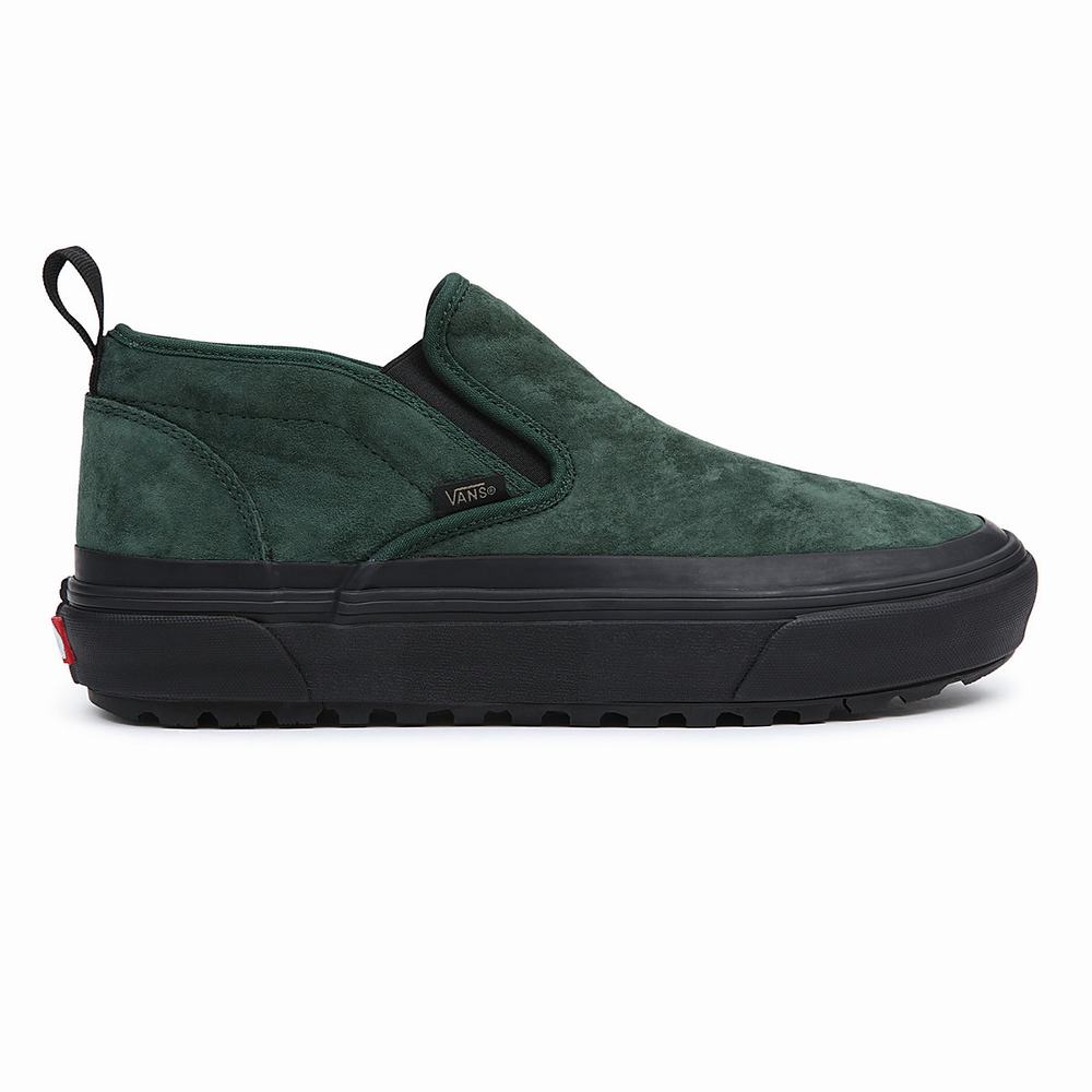 Tenis Botas Vans Mid Slip MTE-1 Mujer Verde | AIW081536