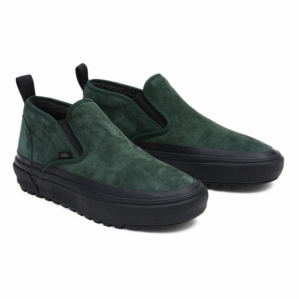 Tenis Botas Vans Mid Slip MTE-1 Mujer Verde | AIW081536