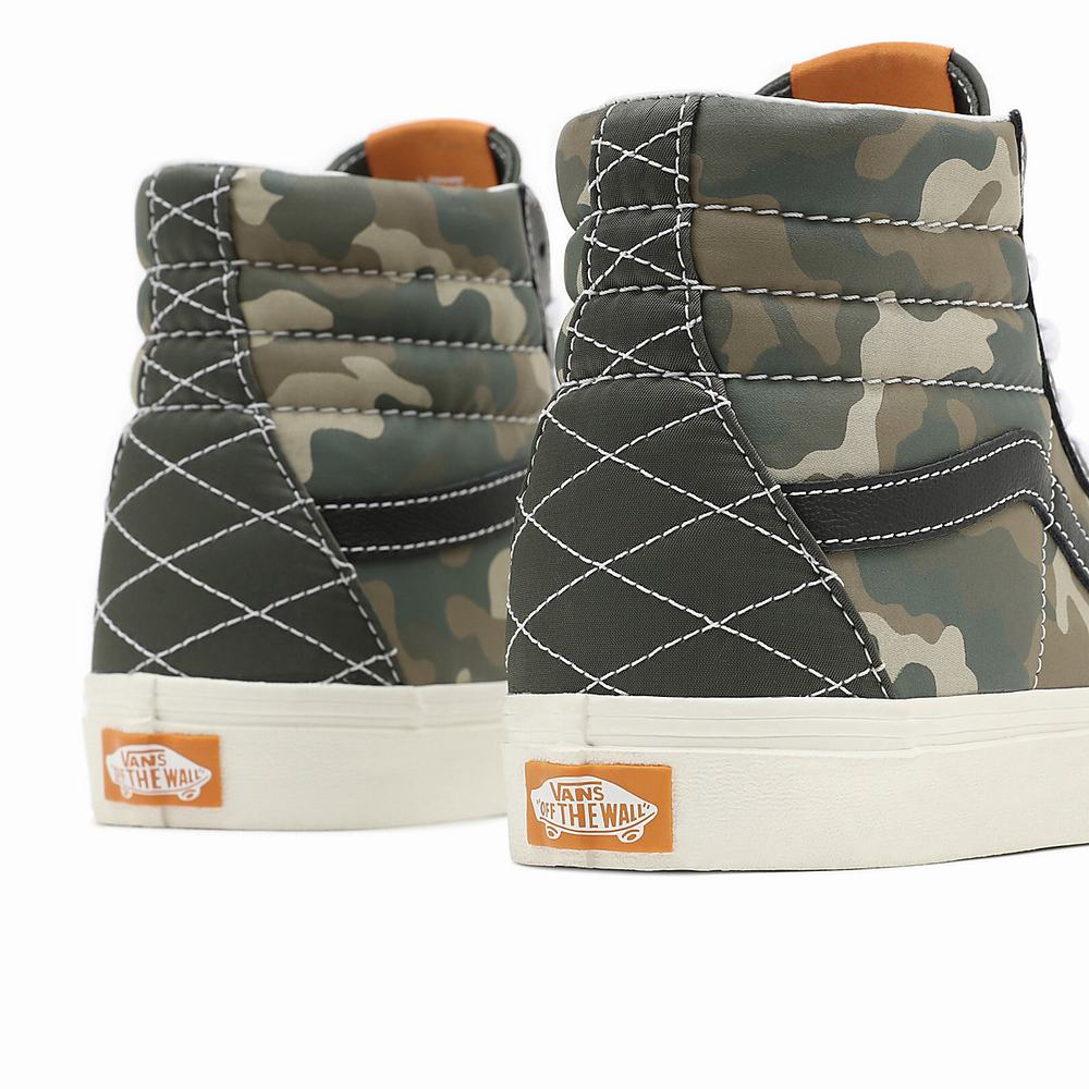 Tenis Botas Vans Mixed Utility Sk8-Hi Hombre Verde | MFP041379