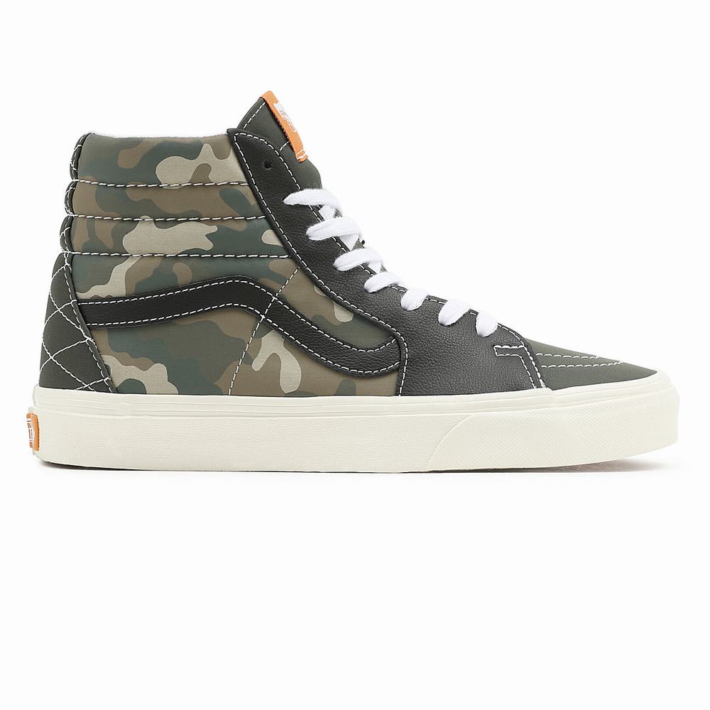 Tenis Botas Vans Mixed Utility Sk8-Hi Mujer Verde | SPK201386