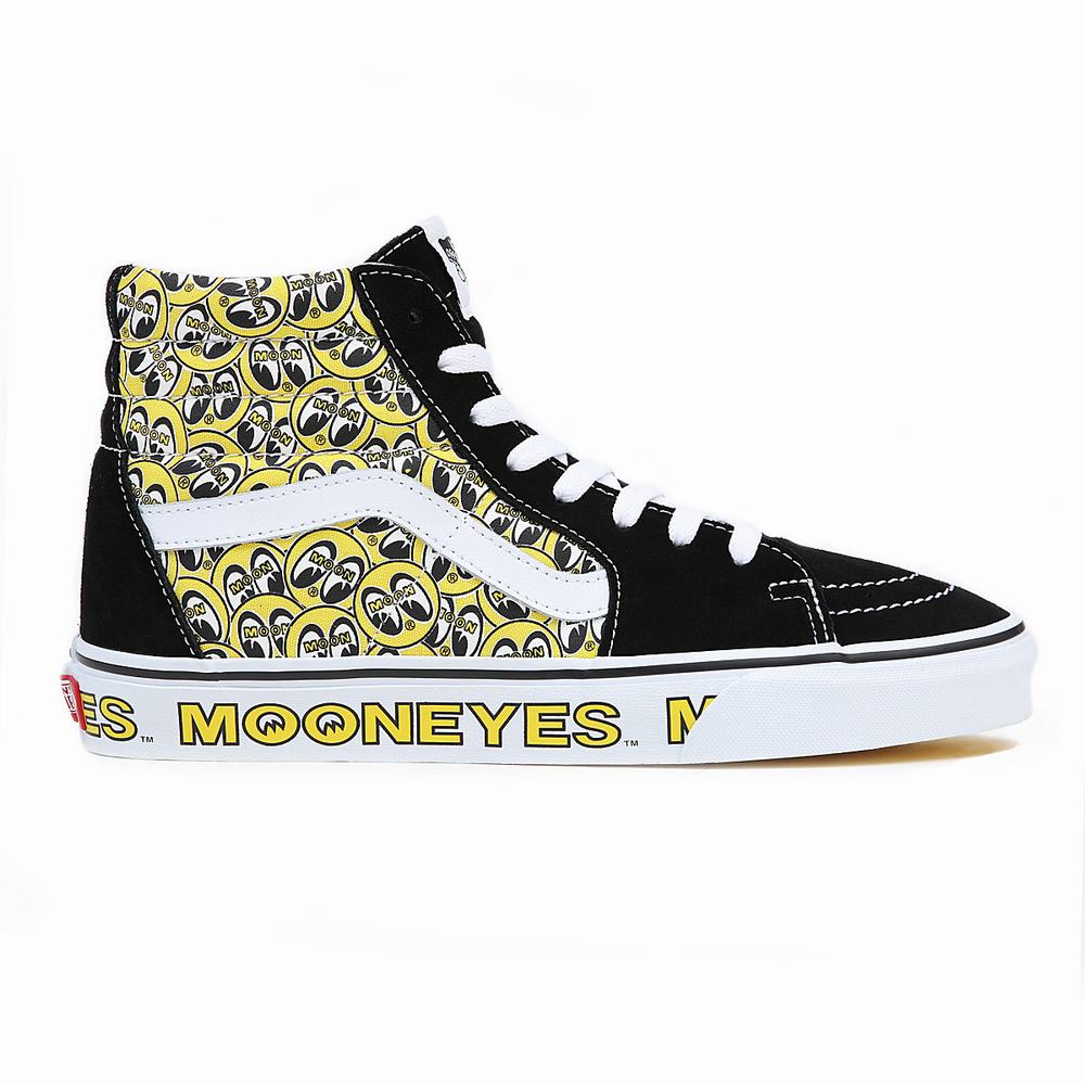 Tenis Botas Vans Mooneyes Sk8-Hi Hombre Negras | KSL407928