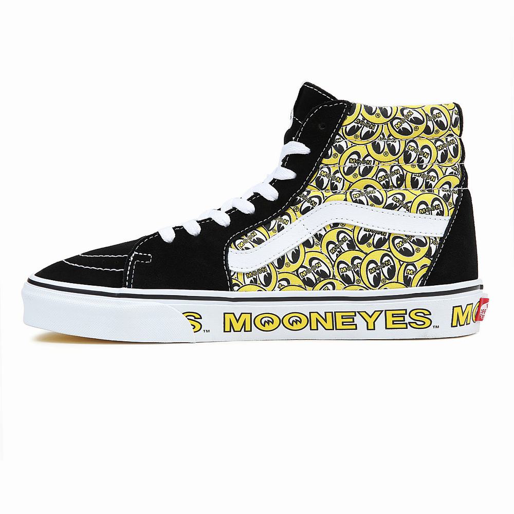 Tenis Botas Vans Mooneyes Sk8-Hi Hombre Negras | KSL407928