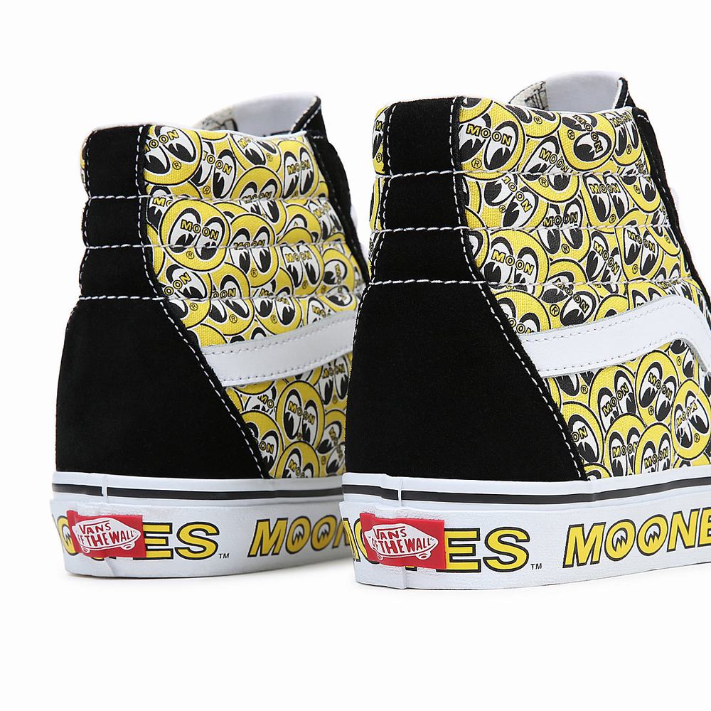 Tenis Botas Vans Mooneyes Sk8-Hi Hombre Negras | KSL407928