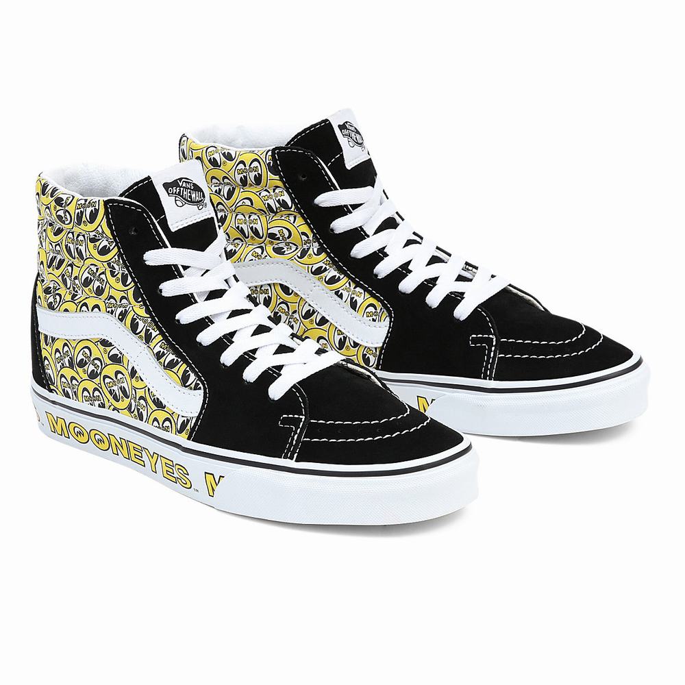 Tenis Botas Vans Mooneyes Sk8-Hi Hombre Negras | KSL407928