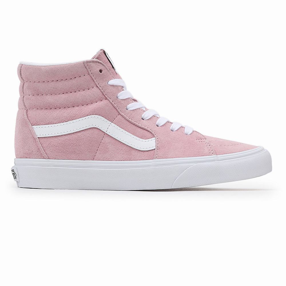 Tenis Botas Vans Pig Suede Sk8-Hi Hombre Rosas | FYP238591