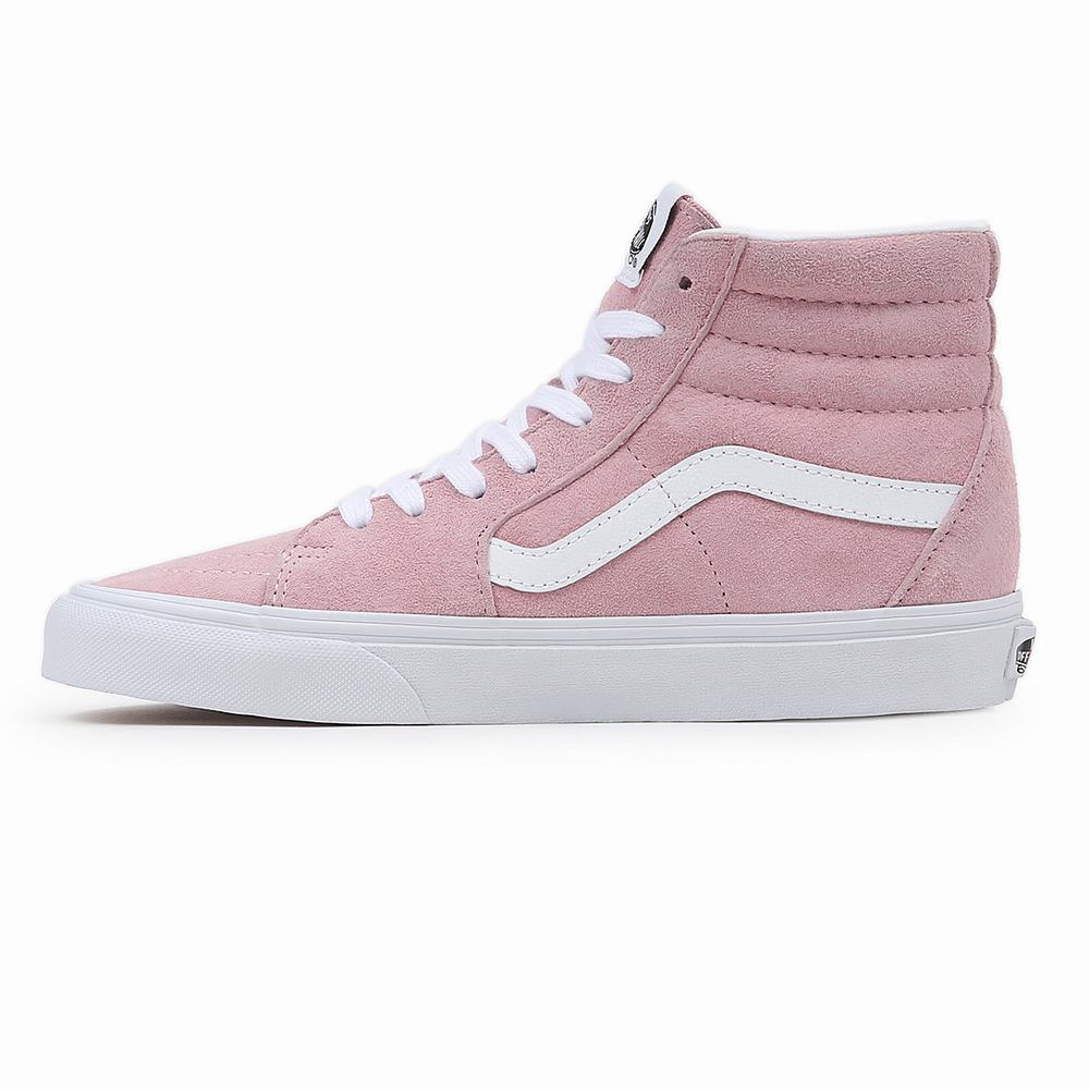 Tenis Botas Vans Pig Suede Sk8-Hi Hombre Rosas | FYP238591