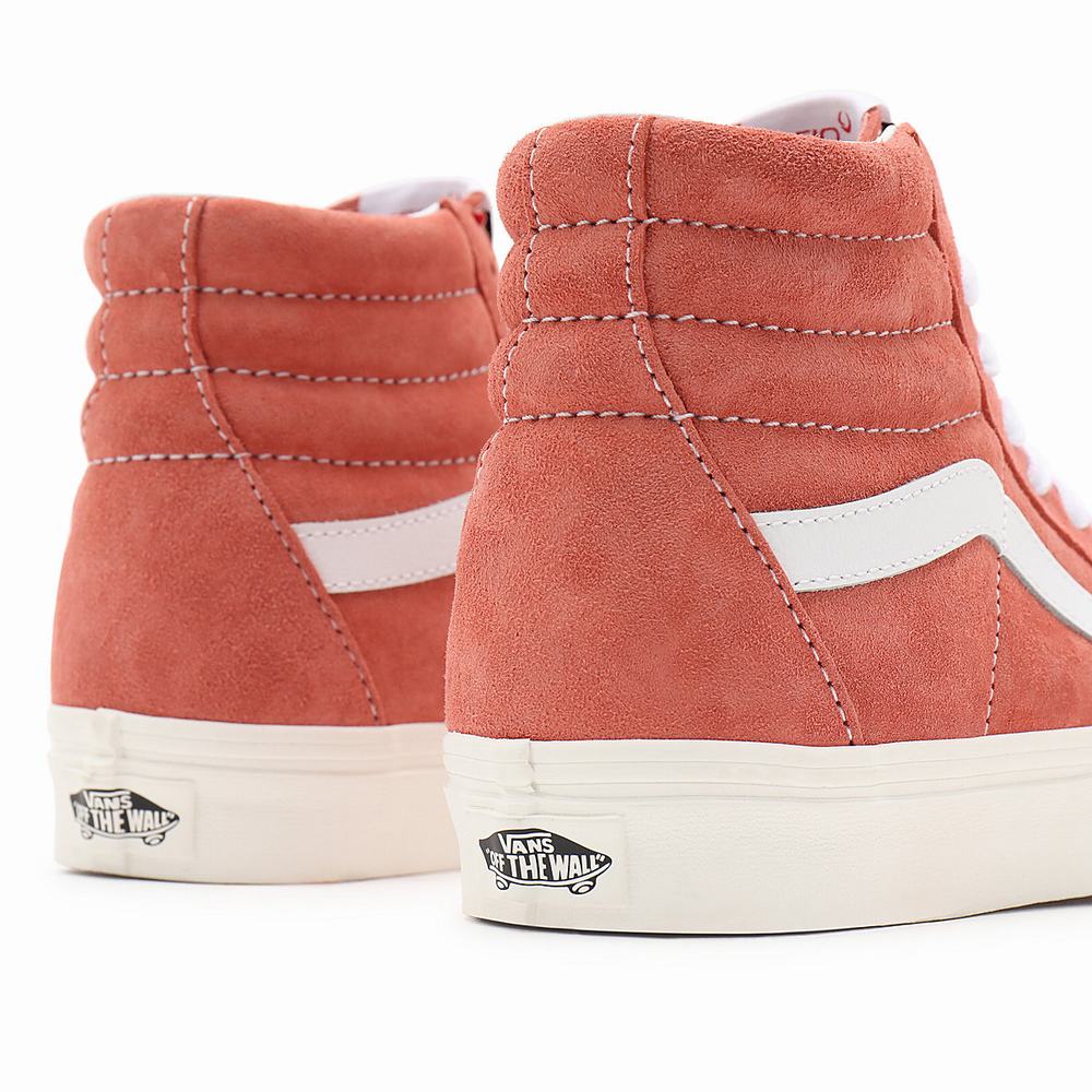 Tenis Botas Vans Pig Suede Sk8-Hi Mujer Rosas | JSW930824