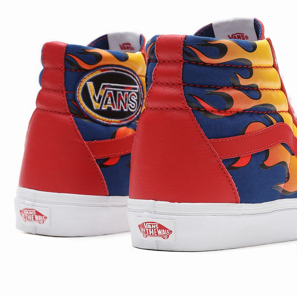 Tenis Botas Vans Racer Sk8-Hi Mujer Rojas | KVQ405291