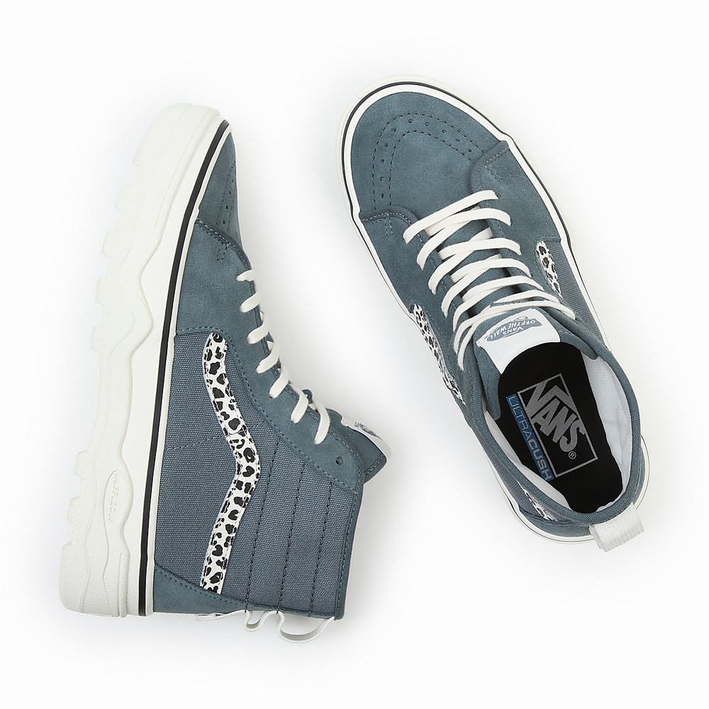 Tenis Botas Vans Sentry Sk8-Hi Hombre Gris | XNS304276