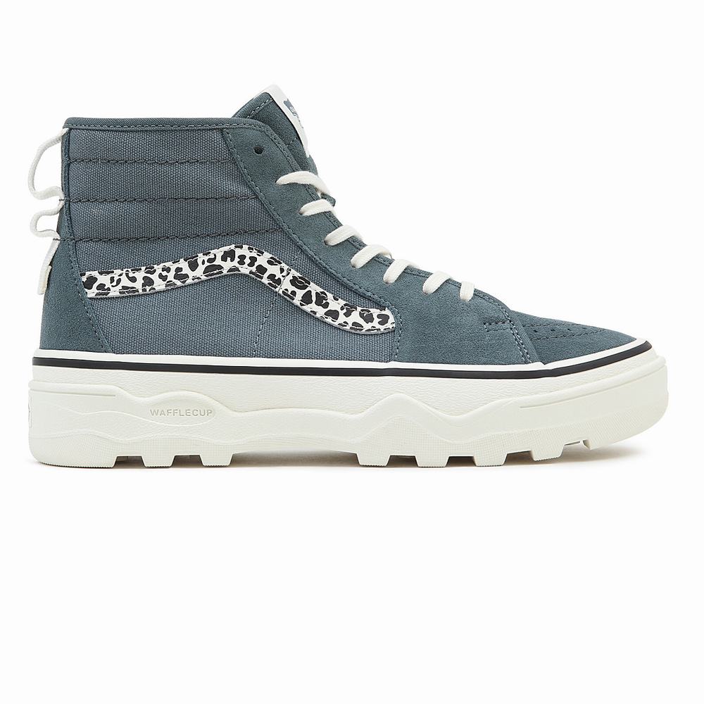 Tenis Botas Vans Sentry Sk8-Hi Hombre Gris | XNS304276