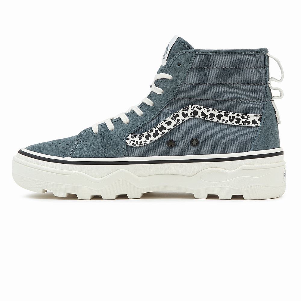 Tenis Botas Vans Sentry Sk8-Hi Hombre Gris | XNS304276