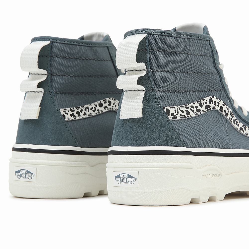 Tenis Botas Vans Sentry Sk8-Hi Hombre Gris | XNS304276