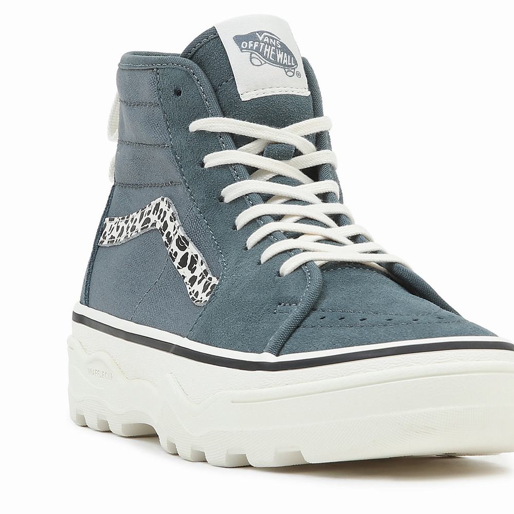 Tenis Botas Vans Sentry Sk8-Hi Hombre Gris | XNS304276