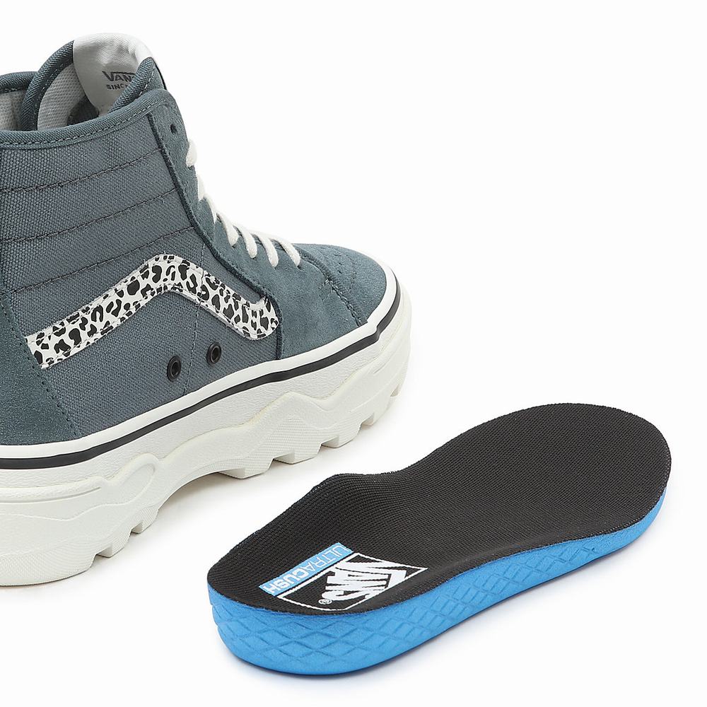 Tenis Botas Vans Sentry Sk8-Hi Hombre Gris | XNS304276