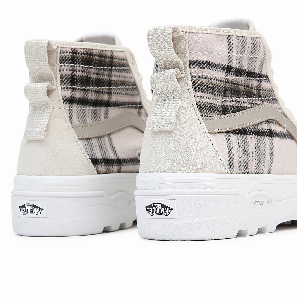 Tenis Botas Vans Sentry Sk8-Hi Hombre Rosas | AXF217364