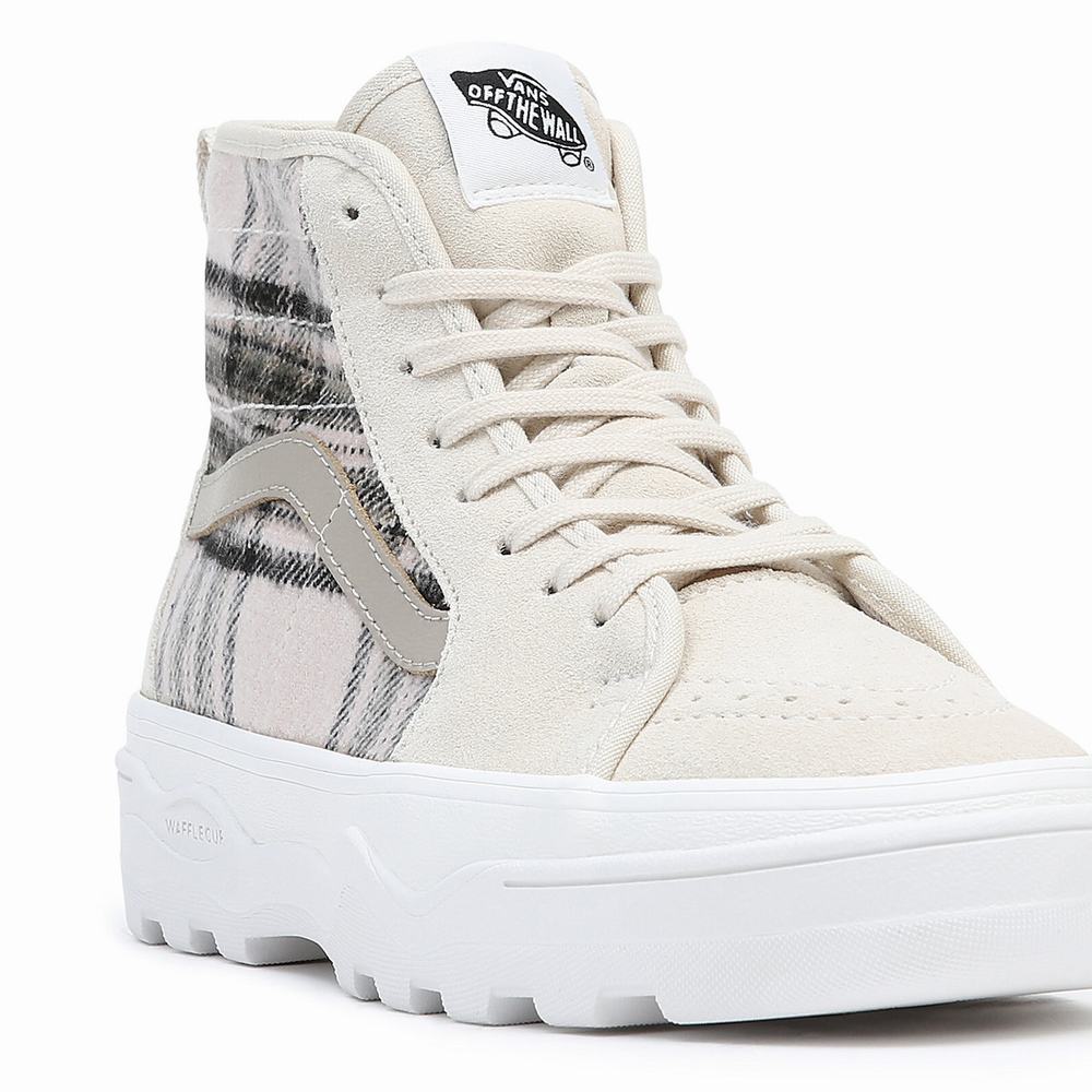 Tenis Botas Vans Sentry Sk8-Hi Hombre Rosas | AXF217364