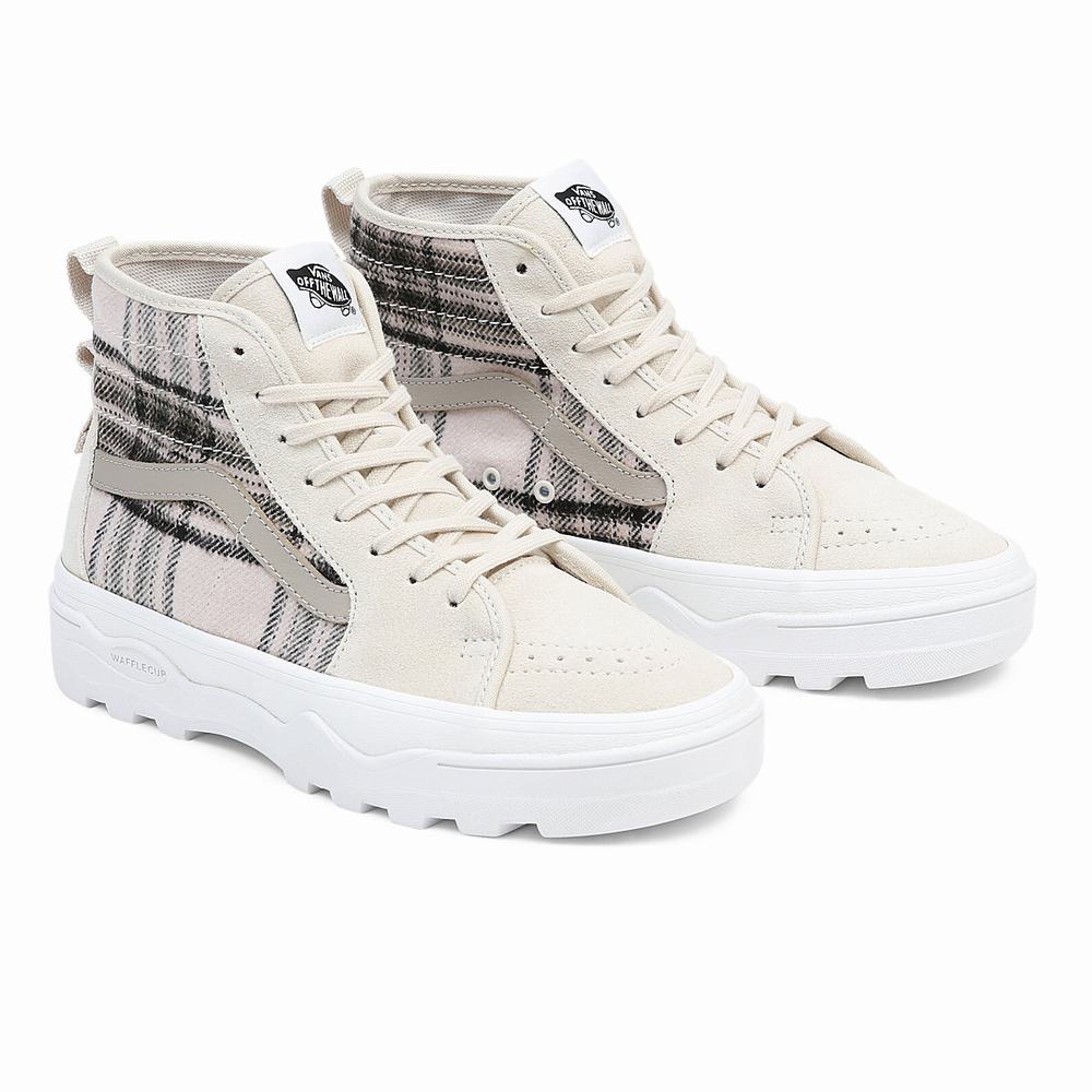 Tenis Botas Vans Sentry Sk8-Hi Hombre Rosas | AXF217364