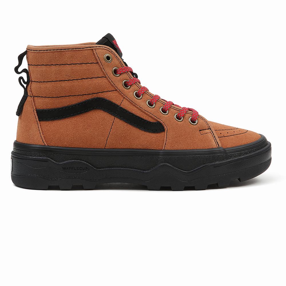 Tenis Botas Vans Sentry Sk8-Hi WC Hombre Marrones | FVE035146