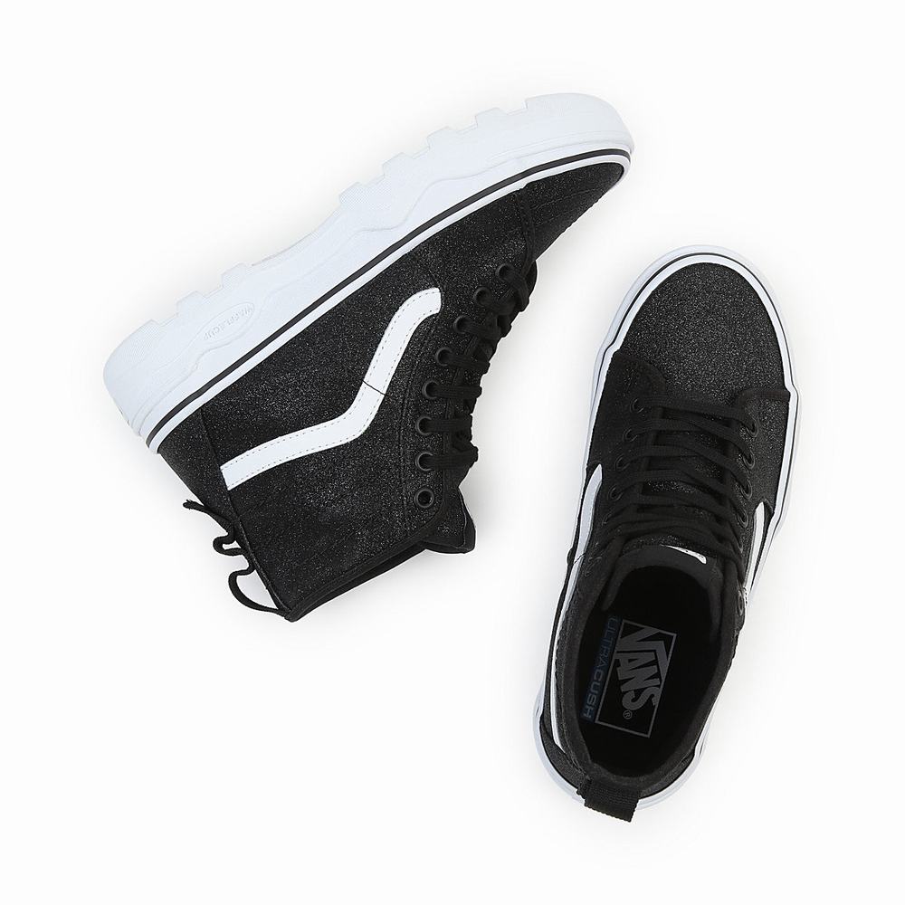 Tenis Botas Vans Sentry Sk8-Hi WC Hombre Negras | IRA371496