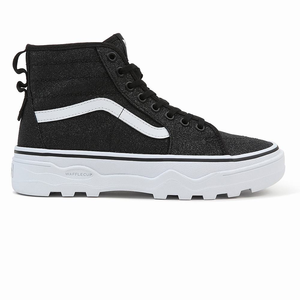 Tenis Botas Vans Sentry Sk8-Hi WC Hombre Negras | IRA371496