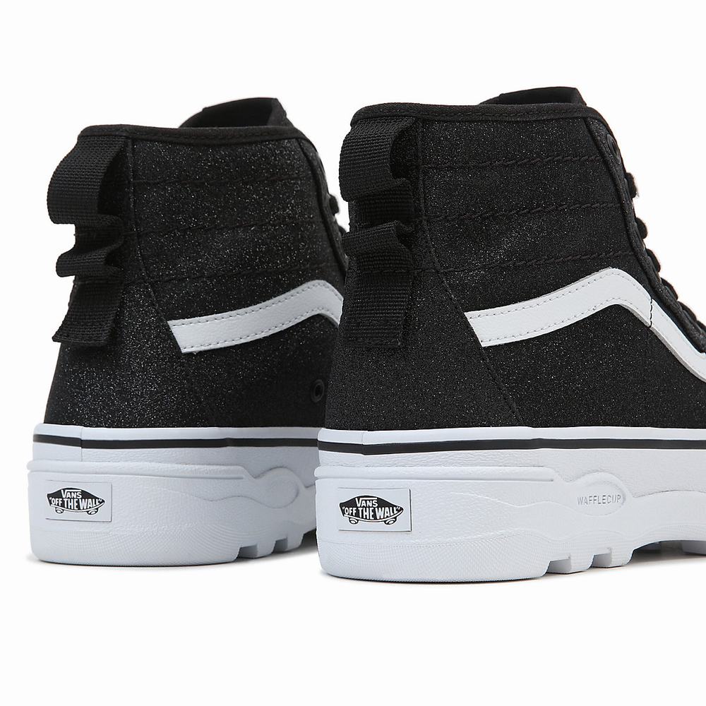 Tenis Botas Vans Sentry Sk8-Hi WC Hombre Negras | IRA371496