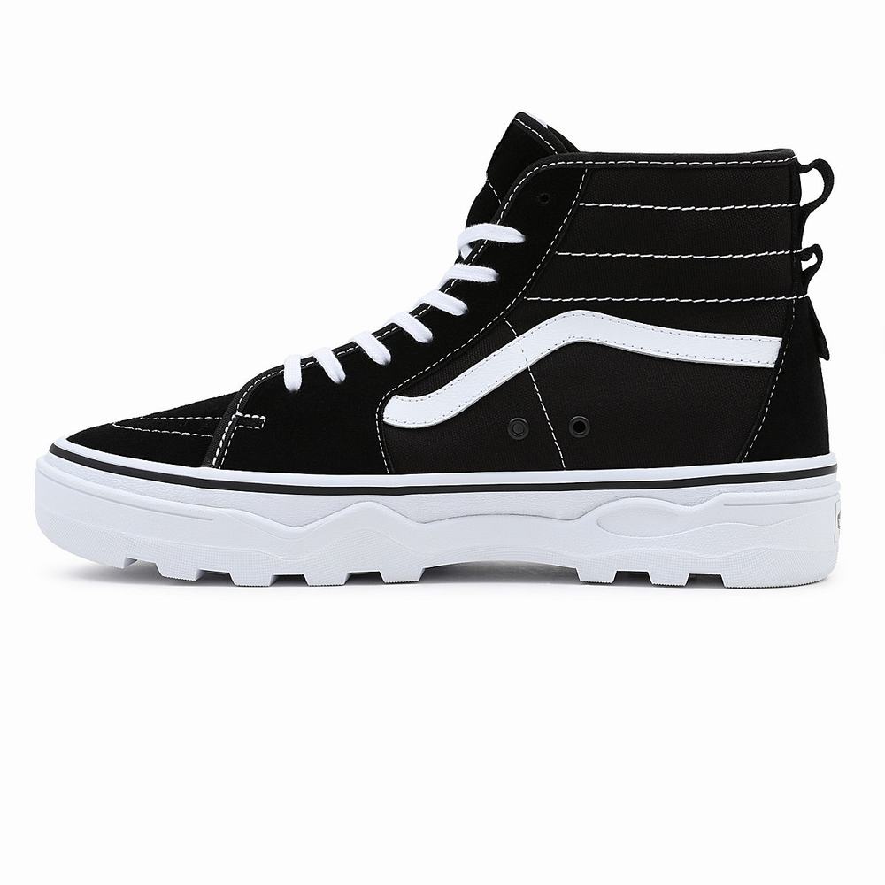 Tenis Botas Vans Sentry Sk8-Hi WC Hombre Negras | NJT256483