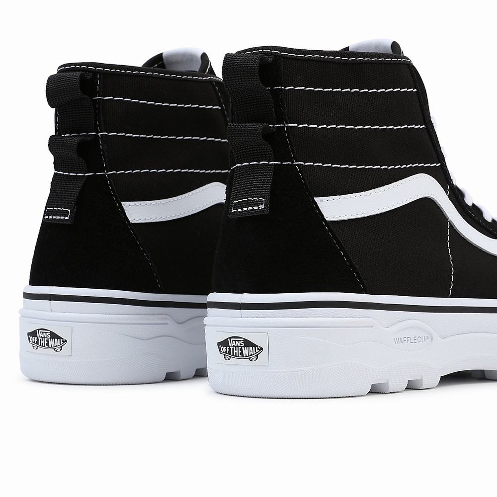 Tenis Botas Vans Sentry Sk8-Hi WC Hombre Negras | NJT256483