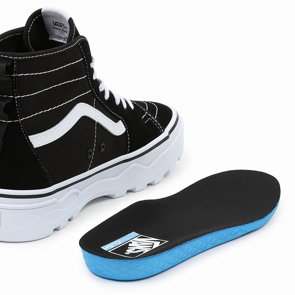 Tenis Botas Vans Sentry Sk8-Hi WC Hombre Negras | NJT256483