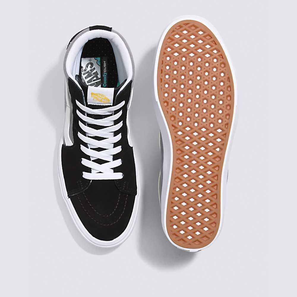 Tenis Botas Vans Showcase Comfycush Sk8-Hi Mujer Negras / | FBK183076