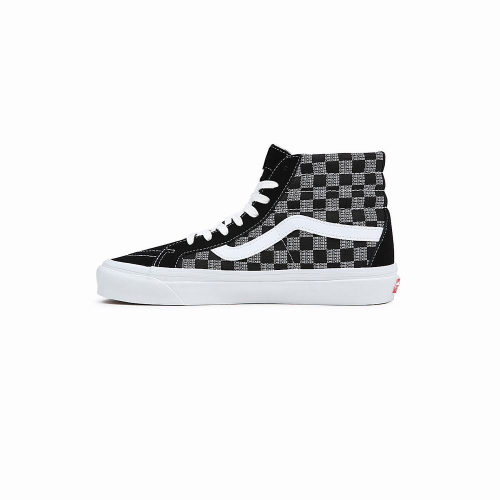 Tenis Botas Vans Sk8-Hi 38 DX Hombre Negras/Gris | JTH946780