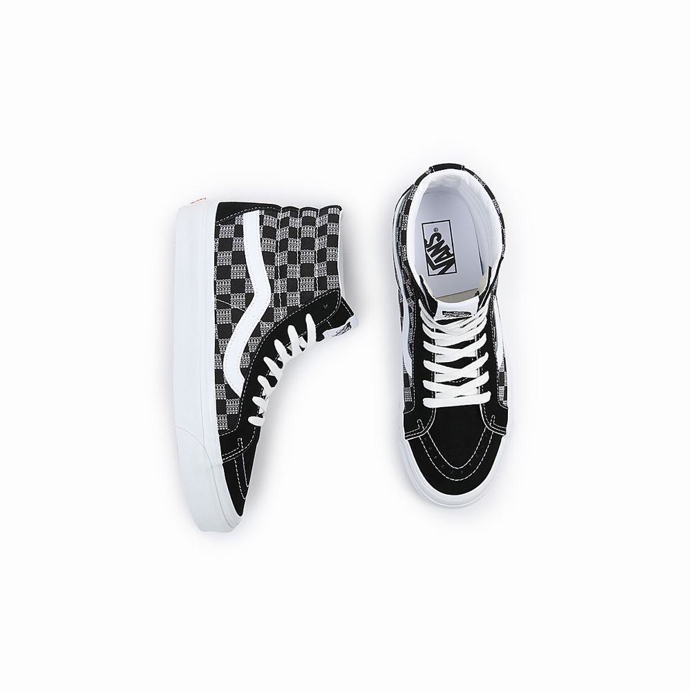 Tenis Botas Vans Sk8-Hi 38 DX Mujer Negras/Gris | MCO314679