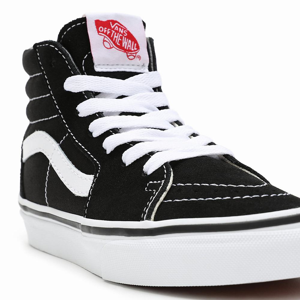 Tenis Botas Vans Sk8-Hi (4-8 years) Niños Negras | DRL683297