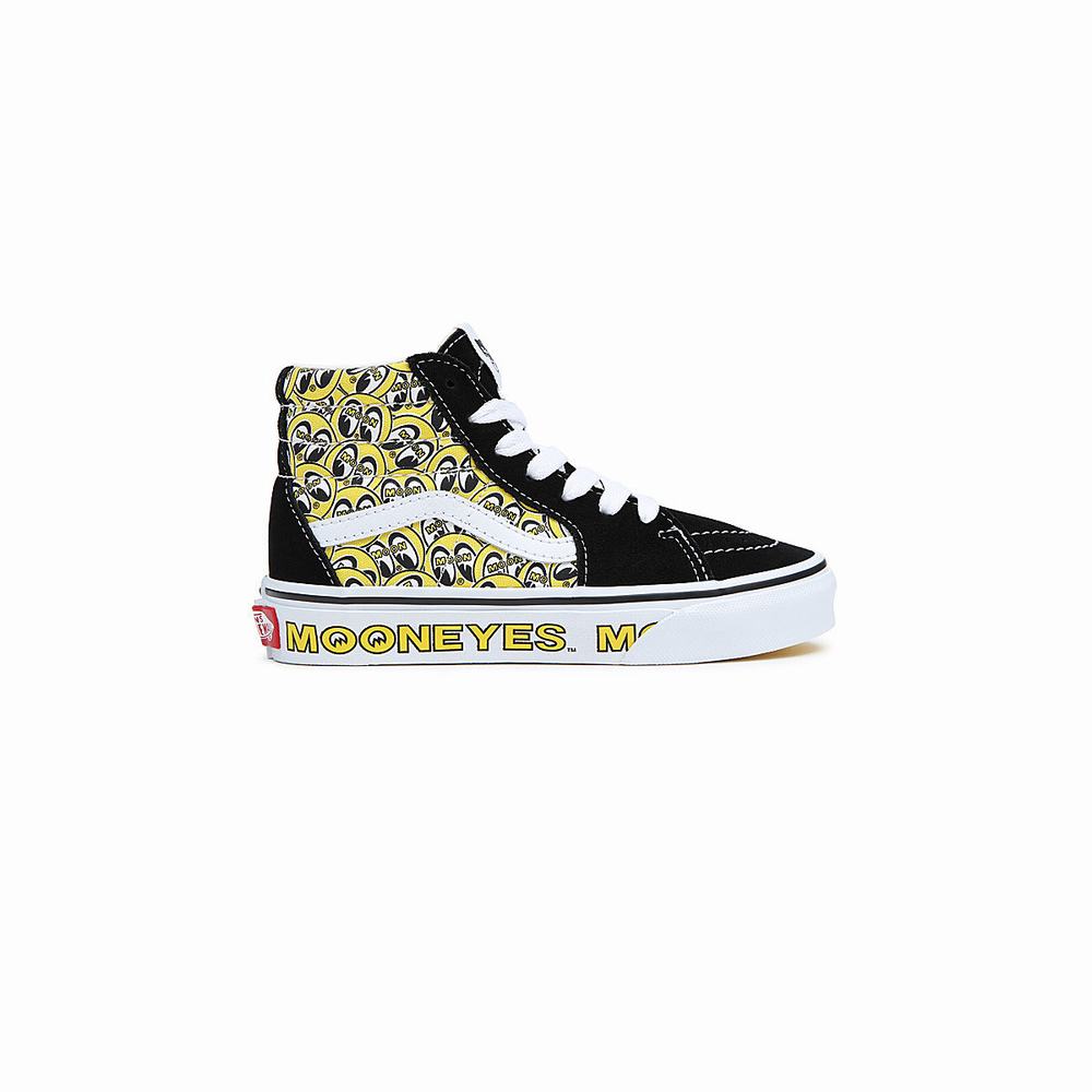 Tenis Botas Vans Sk8-Hi (4-8 years) Niños Negras | UOL095382