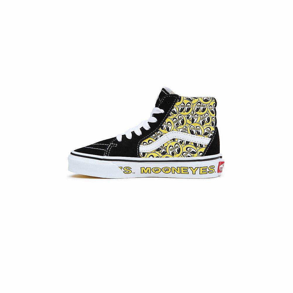 Tenis Botas Vans Sk8-Hi (4-8 years) Niños Negras | UOL095382