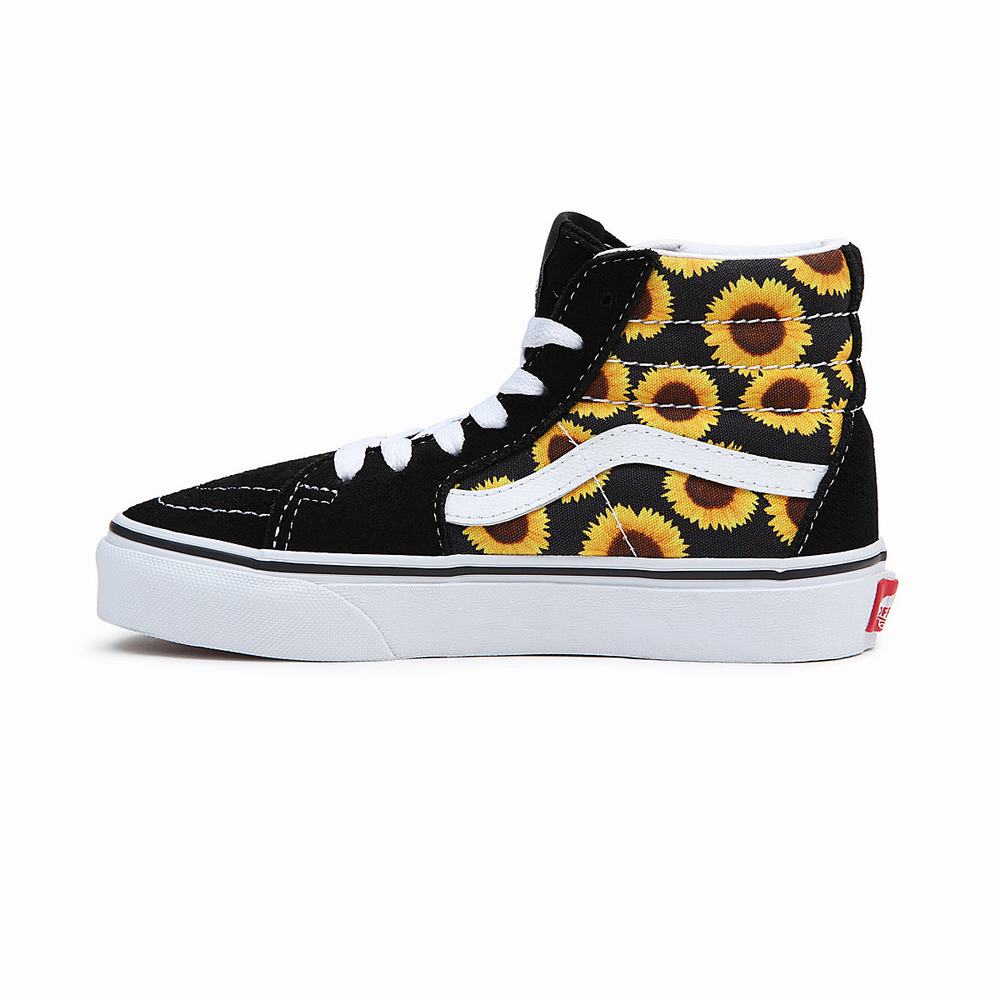 Tenis Botas Vans Sk8-Hi (8-14 years) Niños Negras | QKI126450