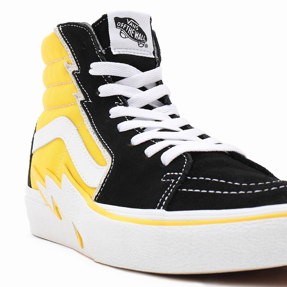 Tenis Botas Vans Sk8-Hi Bolt Hombre Amarillo | FYC586970