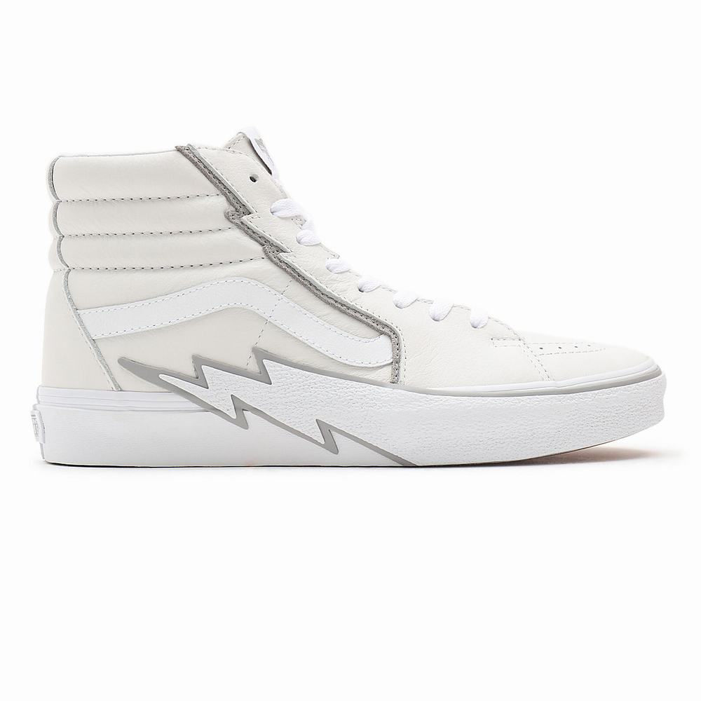 Tenis Botas Vans Sk8-Hi Bolt Hombre Blancas | WUK076598