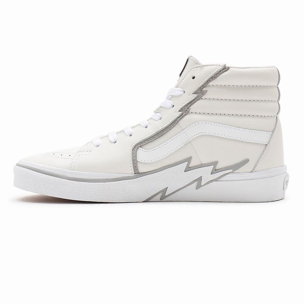 Tenis Botas Vans Sk8-Hi Bolt Hombre Blancas | WUK076598