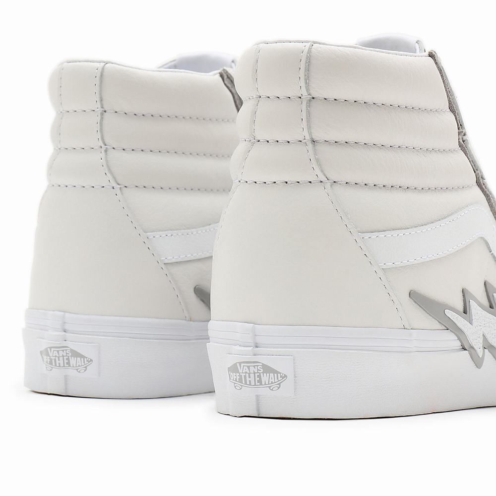 Tenis Botas Vans Sk8-Hi Bolt Hombre Blancas | WUK076598