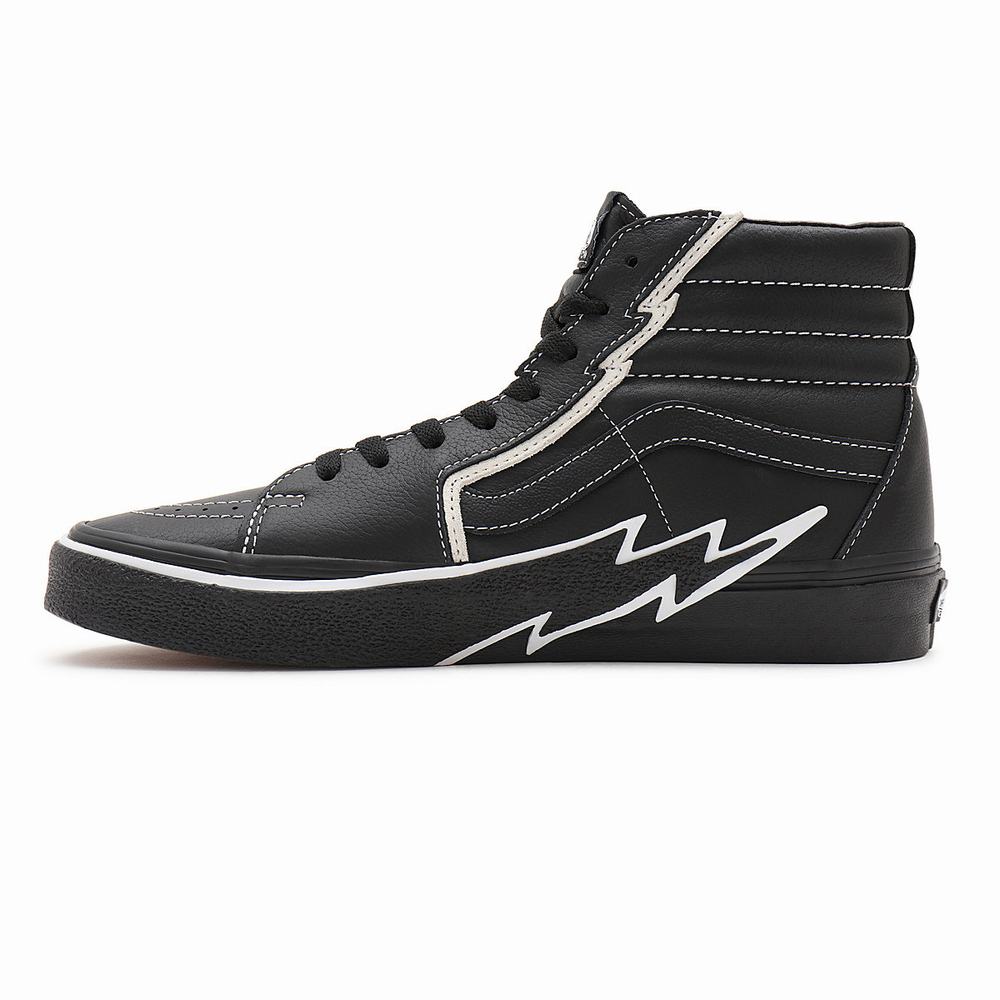 Tenis Botas Vans Sk8-Hi Bolt Hombre Negras | OYP173964