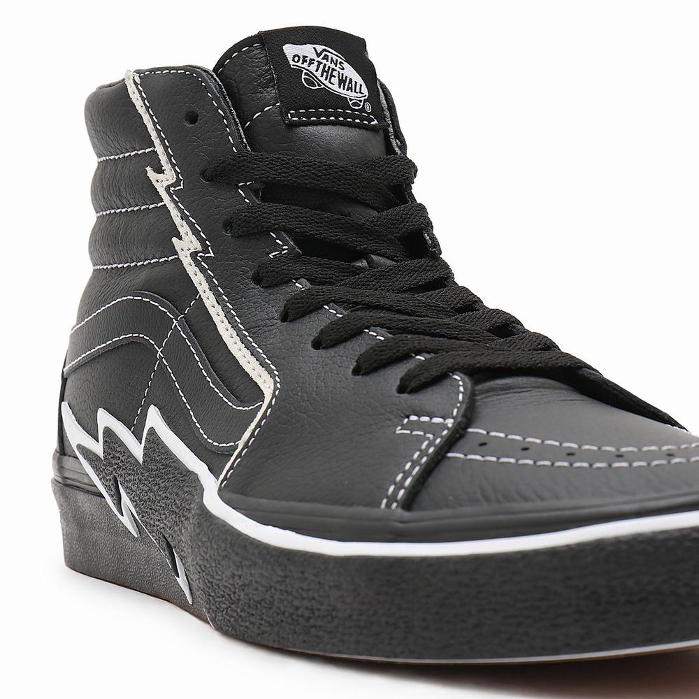 Tenis Botas Vans Sk8-Hi Bolt Hombre Negras | OYP173964